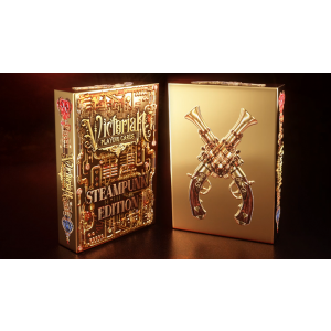 Victorian Steampunk (Gold) Playing Cards
