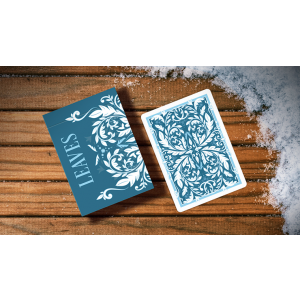 Leaves Winter (Blue) Playing Cards by Dutch Card House Company