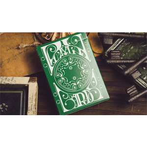 Smoke & Mirrors V9 (Green Edition) Playing Cards by Dan & Dave