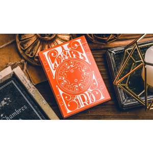 Smoke & Mirrors V9 (Orange Edition) Playing Cards by Dan & Dave