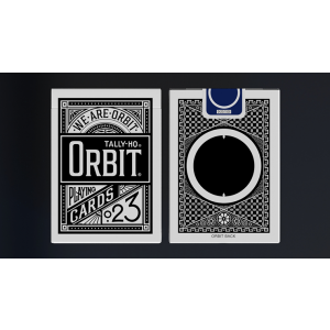 Orbit Tally Ho Circle Back (Black) Playing Cards