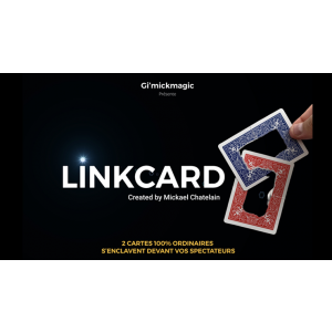 LinkCard RED (Gimmicks and Online Insruction) by Mickaël Chatelain - Trick