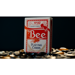 Limited Bee X Cherry (Red) Playing Cards