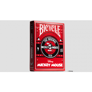 Bicycle Disney Classic Mickey Mouse (Red)  by US Playing Card Co.