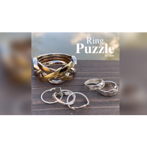 Puzzle Ring Size 11 (Gimmick and Online Instructions) - Trick