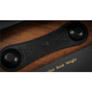 Leather Book Weight (Black) by TCC Presents