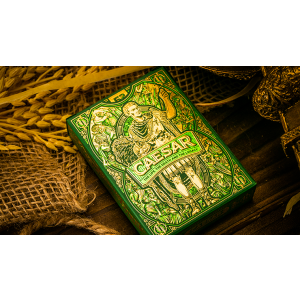 Caesar (Green) Playing Cards by Riffle Shuffle