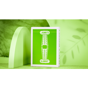 Jerry's Nugget Monotone (Metallic Green) Playing Cards