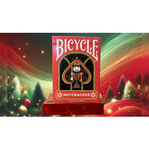 Bicycle Nutcracker (Red Gilded) Playing Cards