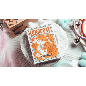 Liquid Cat Playing Cards by 808 Magic and Bacon Playing Card