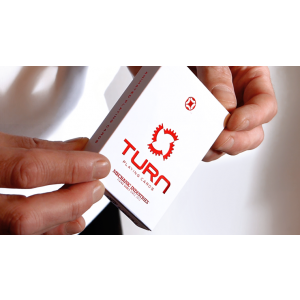 TURN (Red) Playing Cards by Mechanic Industries - Trick