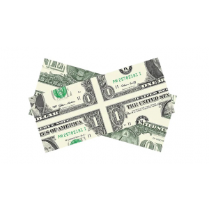 MAGIC MISMADE BILL (USD 1 Dollar Bill) by Diamond Jim Tyler