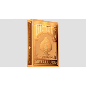 Bicycle Metalluxe Orange Playing Cards by US Playing Card Co.