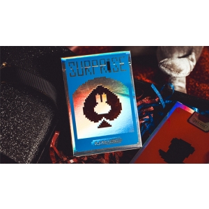 Limited Holographic Edition Surprise Deck V5 (Blue) Playing cards by Bacon Playing Card Company