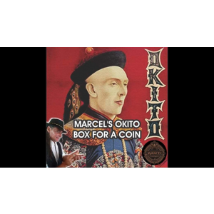 Marcel's Okito Box DOLLAR SIZE (Gimmicks and Online Instructions) by Marcelo Manni - Trick