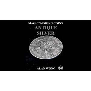 Magic Wishing Coins Antique Silver (12 Coins) by Alan Wong - Trick