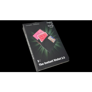 INSTA WALLET 2.0 (Red) by Iriart Magic Presented by Andrew and Magic UP