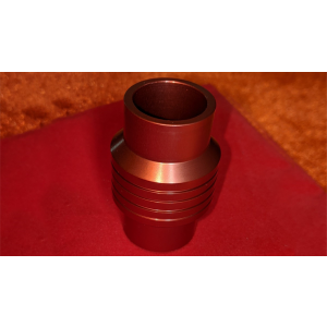 Penny Tube (Aluminum Red) by Chazpro Magic - Trick