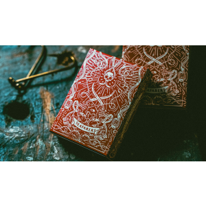 Red Seafarers Playing Cards by Joker and the Thief