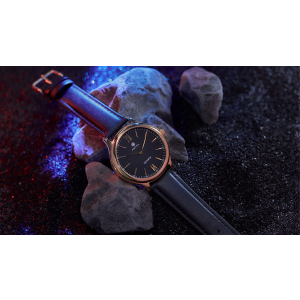 IARVEL WATCH (Gold Watchcase Black Dial) by Iarvel Magic and Bluether Magic