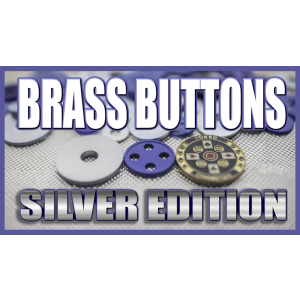 BRASS BUTTONS SILVER EDITION (Gimmicks and Online Instruction) by Matthew Wright - Trick