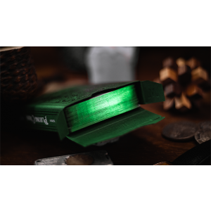 Emerald Wonder (Green Gilded) Playing Cards