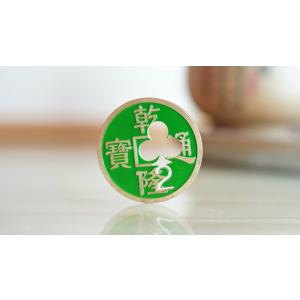 Chinese Coin with Prediction (Green 2C) - Trick