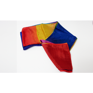 Multicolored Silk Streamer 7 inch by 24 ft from Magic by Gosh