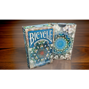 Bicycle Kaleidoscope Blue Playing Cards