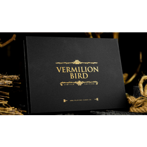 Vermilion Bird Black Gold Box Set by Ark Playing Cards