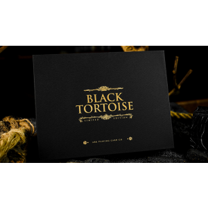 Black Tortoise Black Gold Box Set by Ark Playing Cards