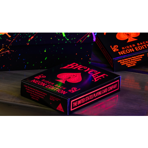 Bicycle Star-Fire Pink Neon Playing Cards