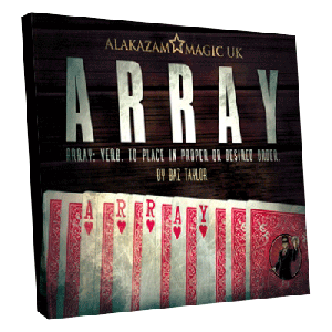 Array (Gimmick and DVD) by Baz Taylor and Alakazam Magic - DVD
