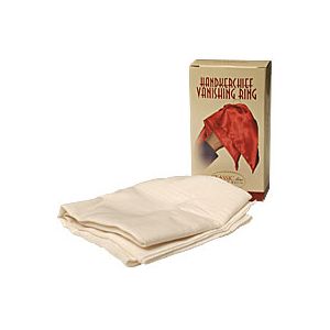 Hankerchief Vanishing Ring (White) by Bazar de Magia - Trick