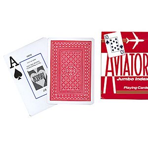 Cards Aviator Poker size (Red)