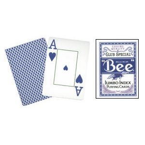 Cards Bee Poker Jumbo Index (Blue)