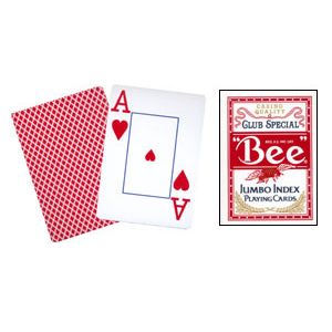 Cards Bee Poker Jumbo Index (Red)