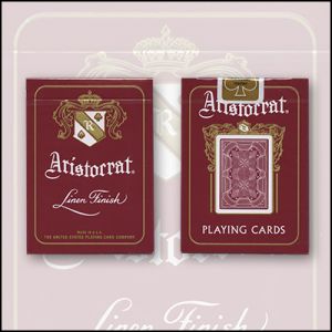 Bicycle Aristocrat 727 Bank Note Cards (Red) by USPCC