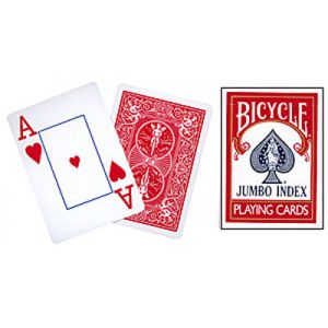 Cards Bicy. Jumbo Index (Red)