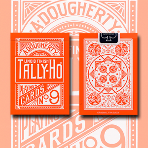 Tally Ho Reverse Fan back (Orange) Limited Ed. by  Aloy Studios / USPCC