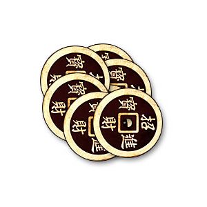 Chinese Half Dollar (Black) Coin - Trick