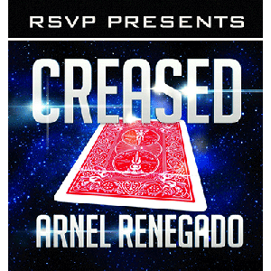 Creased (DVD and Gimmick) by Arnel Renegado and RSVP Magic - DVD