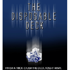 Disposable Deck 2.0 (blue) by David Regal - Trick
