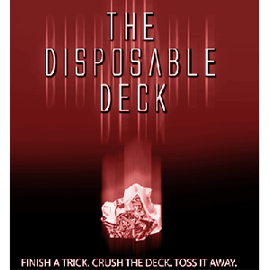 Disposable Deck 2.0 (red) by David Regal - Trick