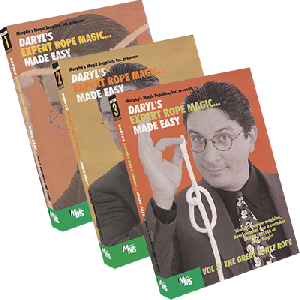 Expert Rope Magic Made Easy (3 volume set) by Daryl & Murphy's Magic Supplies - DVD