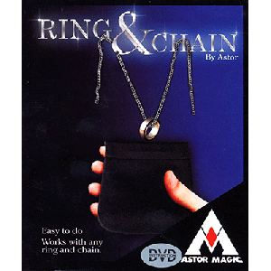 Ring & Chain (DVD included) by Astor Magic - DVD