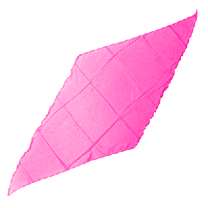 Diamond Cut Silk 36" (PINK) by Magic by Gosh - Trick