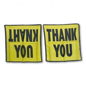 18 inch 2 pc. Mismade Thank You Silk Set Magic by Gosh - Trick