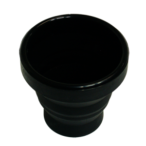 Harmonica Chop Cup Black (Silicon) by Leo Smetsers - Trick