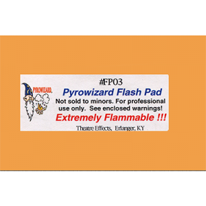 Theatre Effects Pyrowizard™ Flash Paper Sheets - 2"x3" 20 sheets